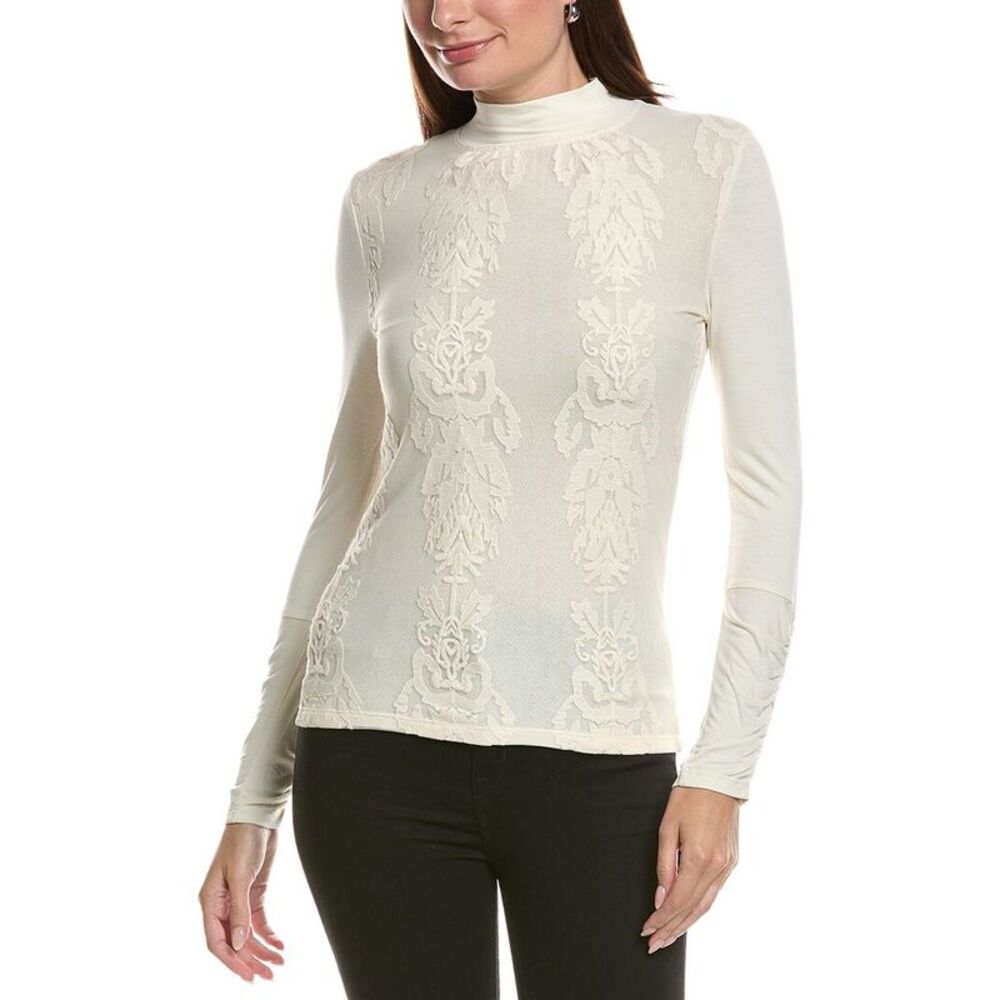 Xcvi Womens Monroe Turtleneck Top